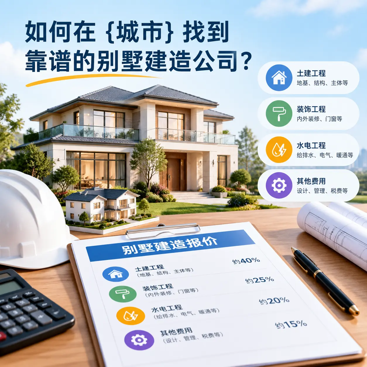 如何在 台江 找到靠谱的别墅建造公司?
