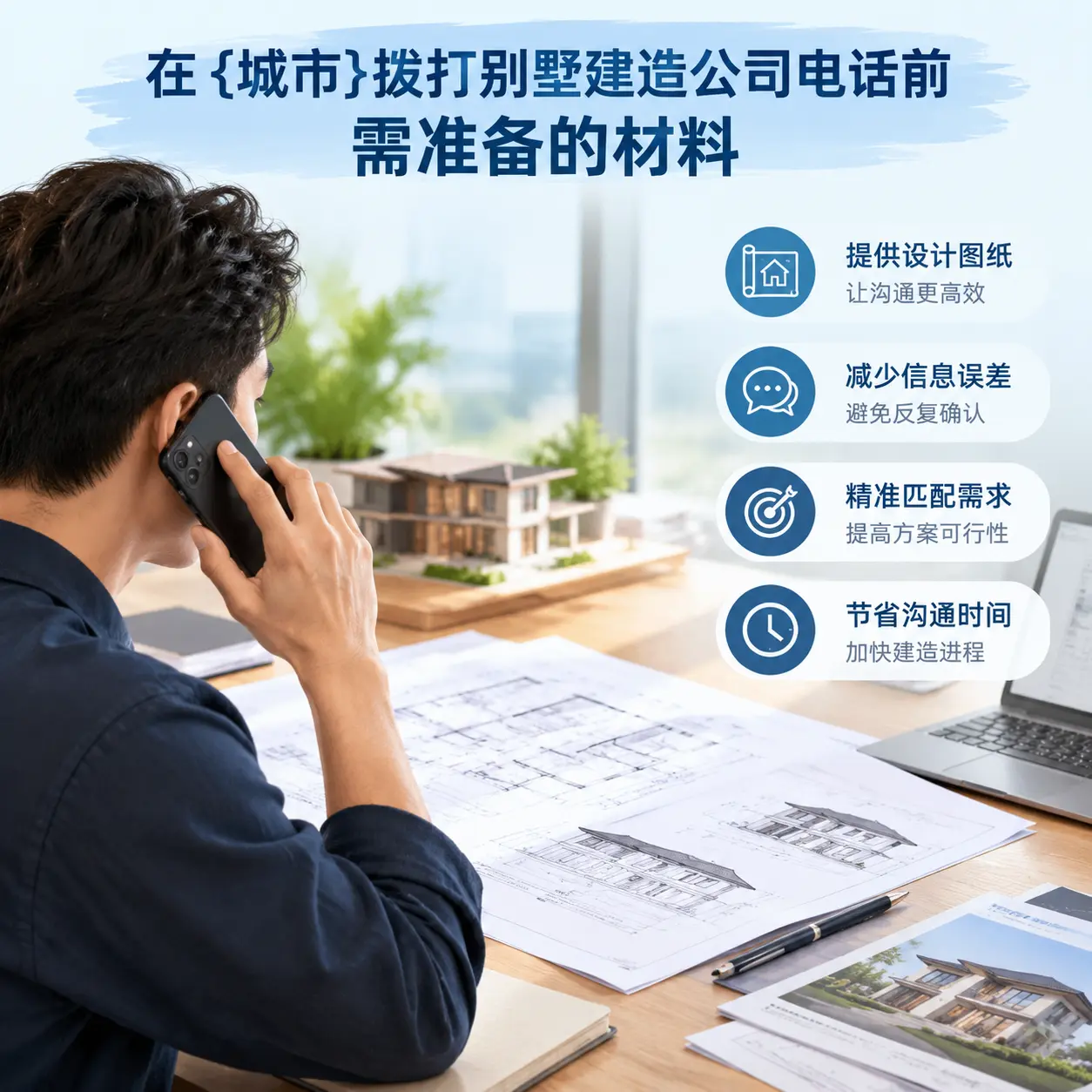 在台江拨打别墅建造公司电话前需准备的材料