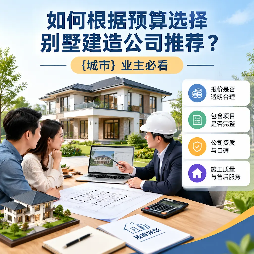 如何根据预算选择别墅建造公司推荐？ 台江 业主必看